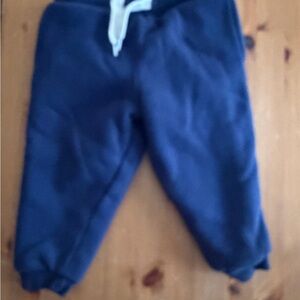 Lands' End XXS Kids Navy Fleece-Lined Joggers